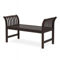 Bank aus Teakholz Dunkelbraun 120 cm
