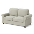2-Sitzer Sofa Stoff Beige